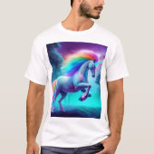 Rainbow Unicorn Men's Basic T - Shirt (Vorderseite)