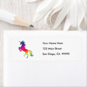 Rainbow Unicorn mit Gold Horn (Insitu)