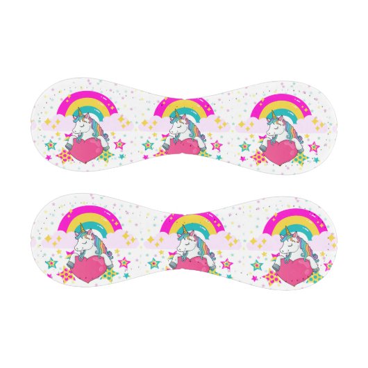 Rainbow Unicorn mit Sternen Baseball (Paneele)