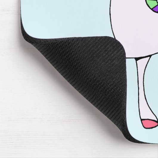 Rainbow Unicorn Mousepad (Ecke)