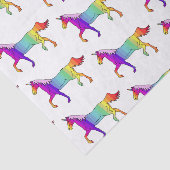 Rainbow Unicorn Muster Seidenpapier (Ausschnitt)