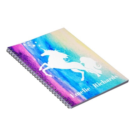 Rainbow Unicorn Notizblock (Rechte Seite)