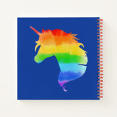 Rainbow Unicorn Notizblock (Rückseite)