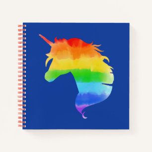 Rainbow Unicorn Notizblock