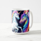 Rainbow Unicorn One Kaffeetasse (VorderseiteRechts)