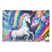Rainbow Unicorn One Kissenbezug (Rückseite)