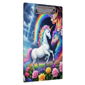 Rainbow Unicorn One Klemmbrett (Rechts)