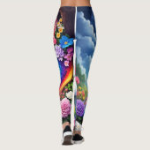 Rainbow Unicorn One Leggings (Rückseite)