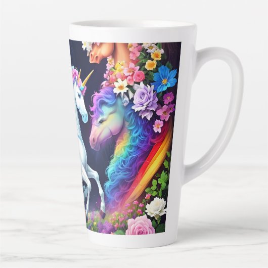 Rainbow Unicorn One Milchtasse (Rechts)