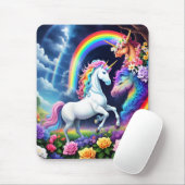 Rainbow Unicorn One Mousepad (Mit Mouse)