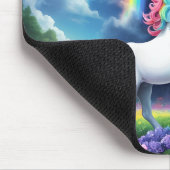 Rainbow Unicorn One Mousepad (Ecke)