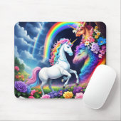 Rainbow Unicorn One Mousepad (Mit Mouse)