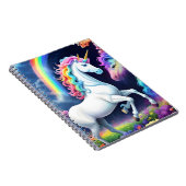 Rainbow Unicorn One Notizblock (Rechte Seite)