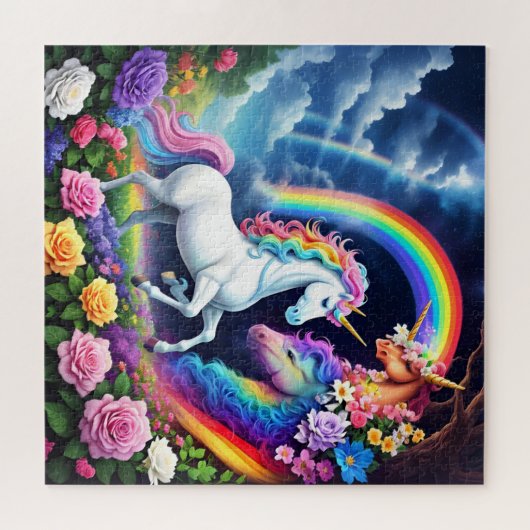 Rainbow Unicorn One Puzzle (Horizontal)