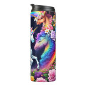 Rainbow Unicorn One Thermosbecher (Nach rechts gedreht)