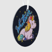 Rainbow Unicorn Ornament (Vorderseite)