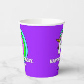 Rainbow Unicorn Pappbecher (Links)