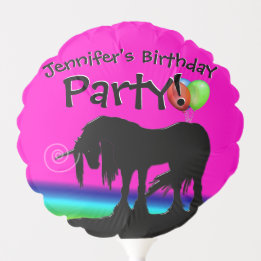 Rainbow Unicorn-Party Ballon