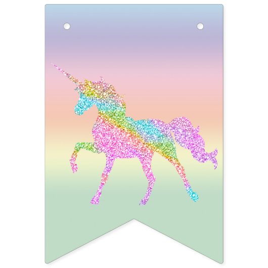 Rainbow Unicorn Party Banner (Erste Fahne)