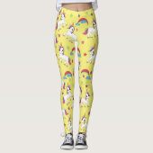 Rainbow Unicorn-Party Leggings (Vorderseite)