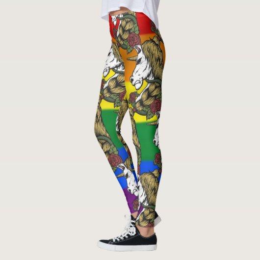 Rainbow Unicorn-Party Leggings (Links)