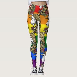 Rainbow Unicorn-Party Leggings