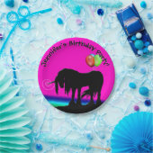 Rainbow Unicorn-Party Pappteller (Party)