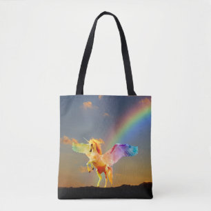 Rainbow unicorn pegasus tasche