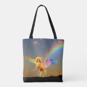 Rainbow unicorn pegasus tasche (Rückseite)