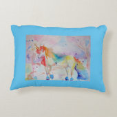 Rainbow Unicorn Pink Girls Sweet Dreams Cushion Dekokissen (Rückseite)