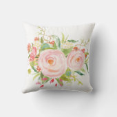 Rainbow Unicorn Pink Gold Baby Girl Nursery Decor Kissen (Rückseite)