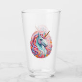 Rainbow Unicorn Pink Shade Glas (Rückseite)