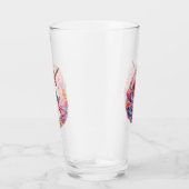 Rainbow Unicorn Pink Shade Glas (Rechts)