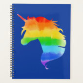 Rainbow Unicorn Planer (Vorderseite)