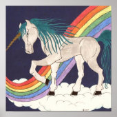 Rainbow Unicorn Poster (Vorne)