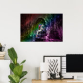 Rainbow Unicorn Poster (Heimbüro)