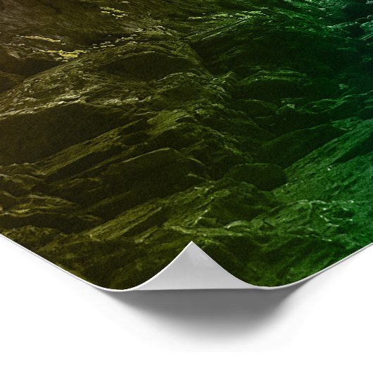 Rainbow Unicorn Poster (Ecke)