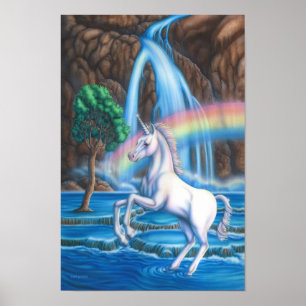 Rainbow Unicorn Poster