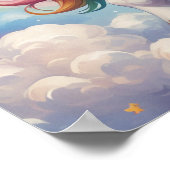 Rainbow Unicorn Poster (Ecke)