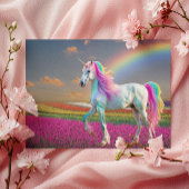 Rainbow Unicorn Postkarte
