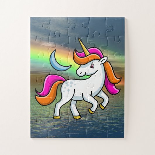 Rainbow Unicorn Puzzle (Vertikal)