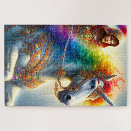 Rainbow Unicorn Puzzle (Horizontal)
