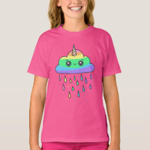 Rainbow Unicorn Rainclow T - Shirt
