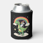 Rainbow Unicorn Riding T rex - Dinosaur Boys Girls Dosenkühler (Kanne Vorderseite)