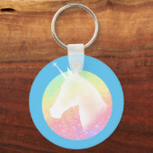 Rainbow Unicorn Schlüsselanhänger (Vorderseite)