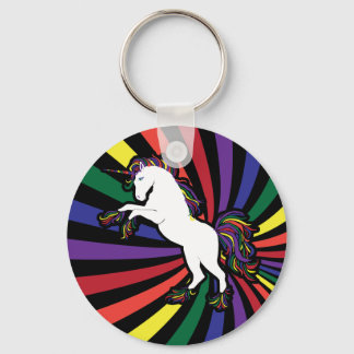 Rainbow Unicorn Schlüsselanhänger