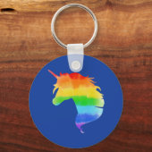 Rainbow Unicorn Schlüsselanhänger (Vorderseite)