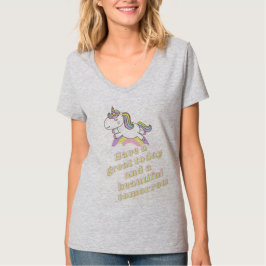 Rainbow Unicorn Schöner Morgen T - Shirt