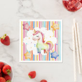 Rainbow Unicorn Serviette (Beispiel)