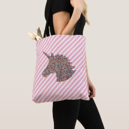 Rainbow Unicorn Silhouette Sprinkle Tasche